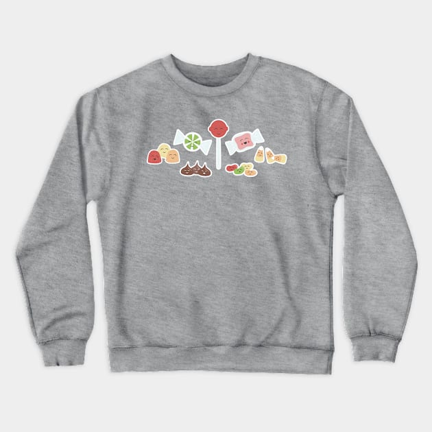 Happy Candy Crewneck Sweatshirt by sixhours